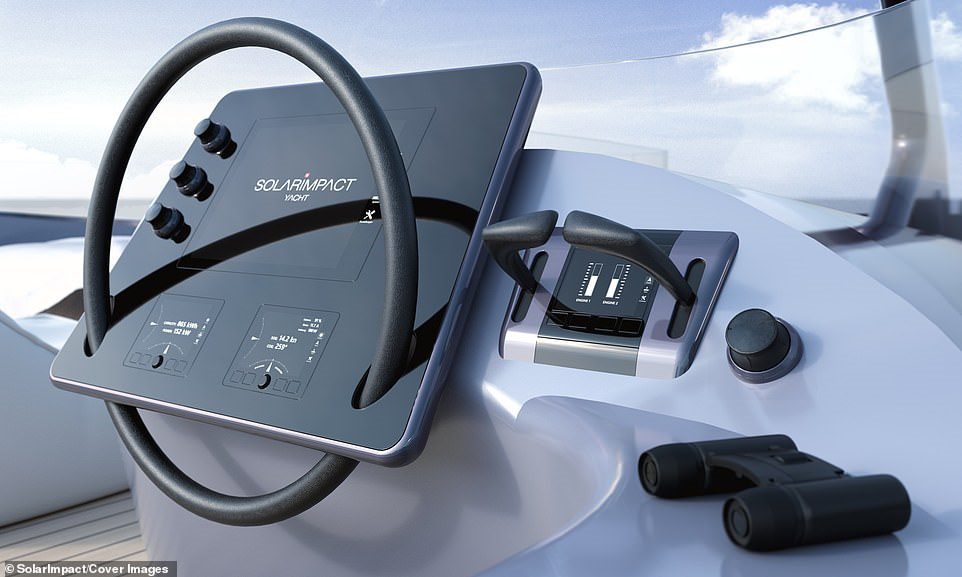 رونمایی از کشتی تفریحی خورشیدی که بدون توقف دور دنیا می‌رود