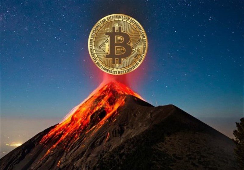 اولین استخراج بیت‌کوین با انرژی آتش‌فشان‌ها