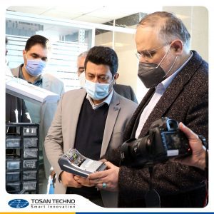 بازدید استاندار قزوین از سایت تولید شرکت توسن تکنو