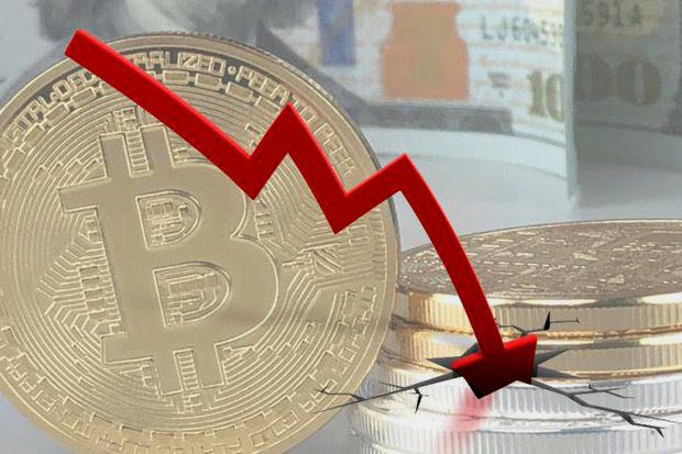 سقوط آزاد بیت‌کوین