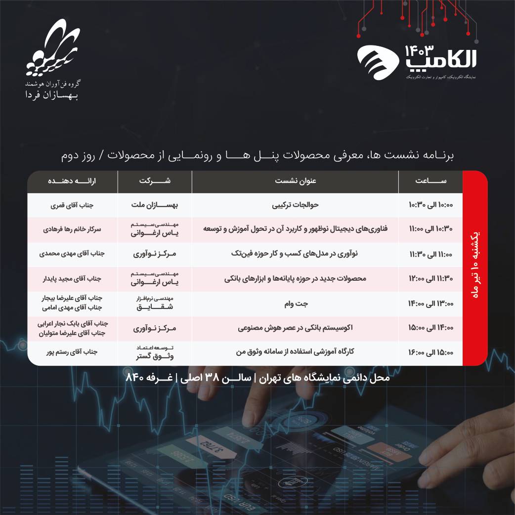 پیشتازی فن آورانه بهسازان فردا الکامپ