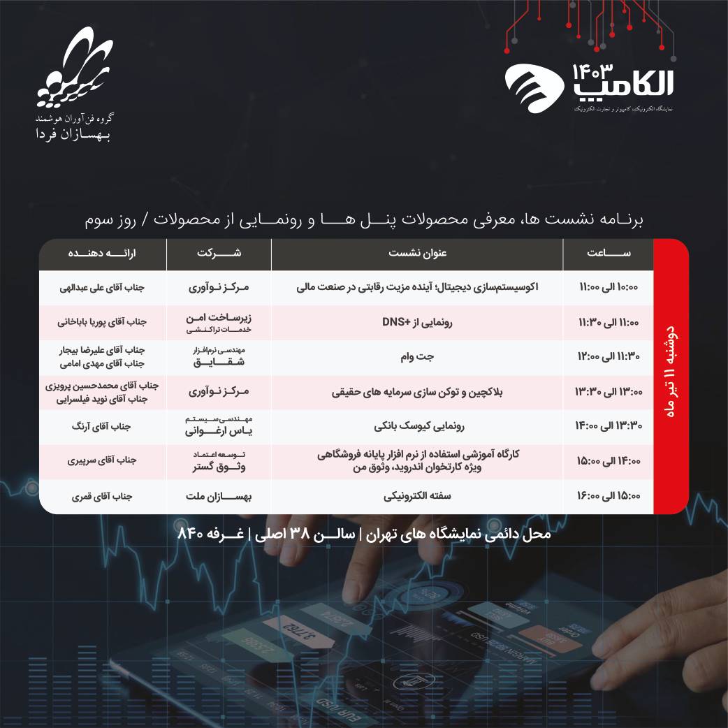 پیشتازی فن آورانه بهسازان فردا الکامپ