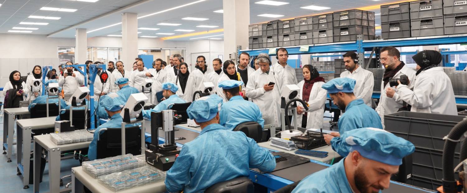 بازدید فعالان سرمایه از سایت تولید توسن‌ تکنو