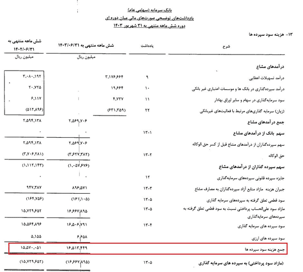 زیان بانک سرمایه