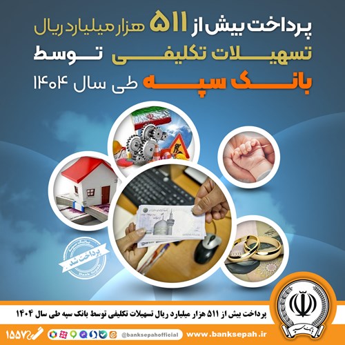 پرداخت تسهیلات تکلیفی توسط بانک سپه