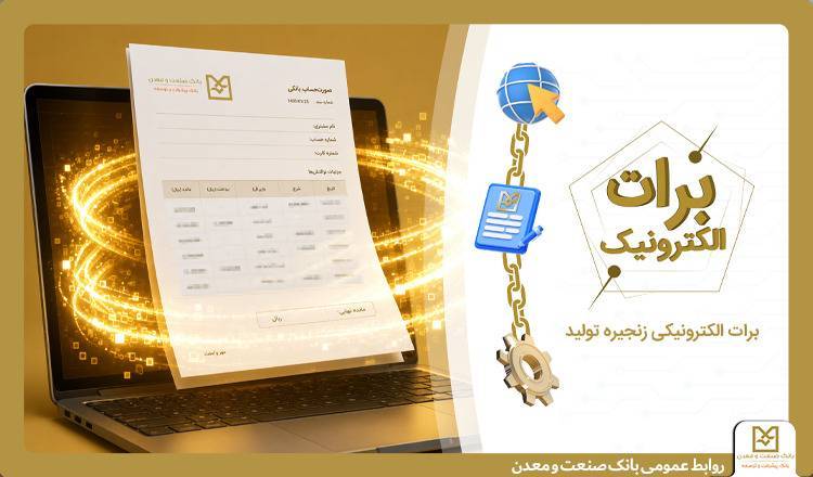 برات الکترونیکی بانک صنعت و معدن